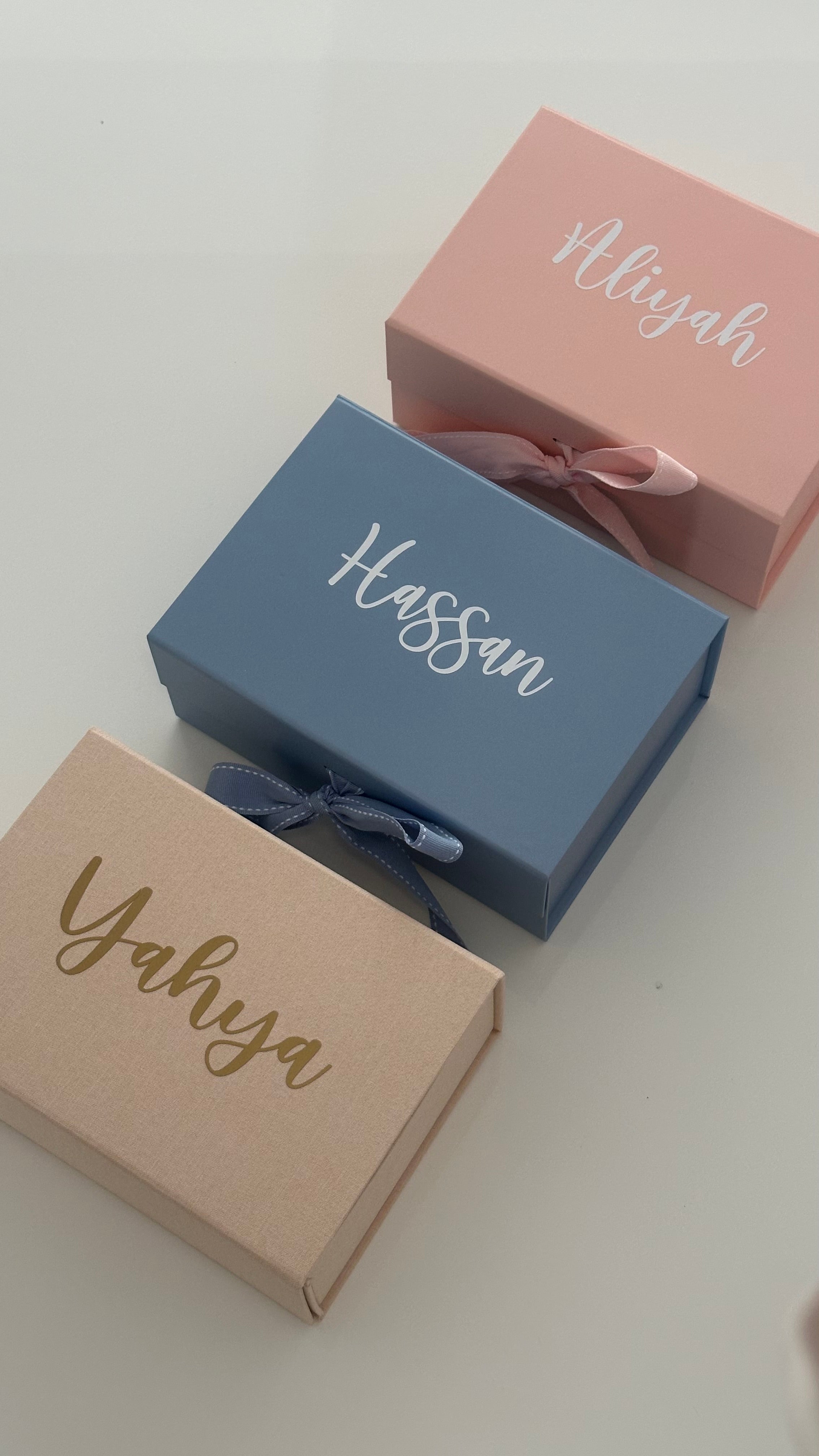 Beautiful pink islamic baby hamper gift